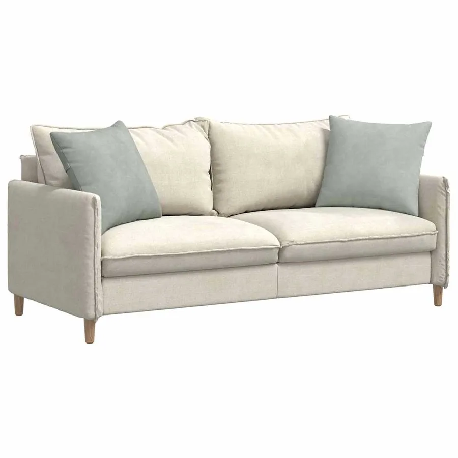 Coussins de canapé 2 pcs Gris clair 50 x 50 cm - 3