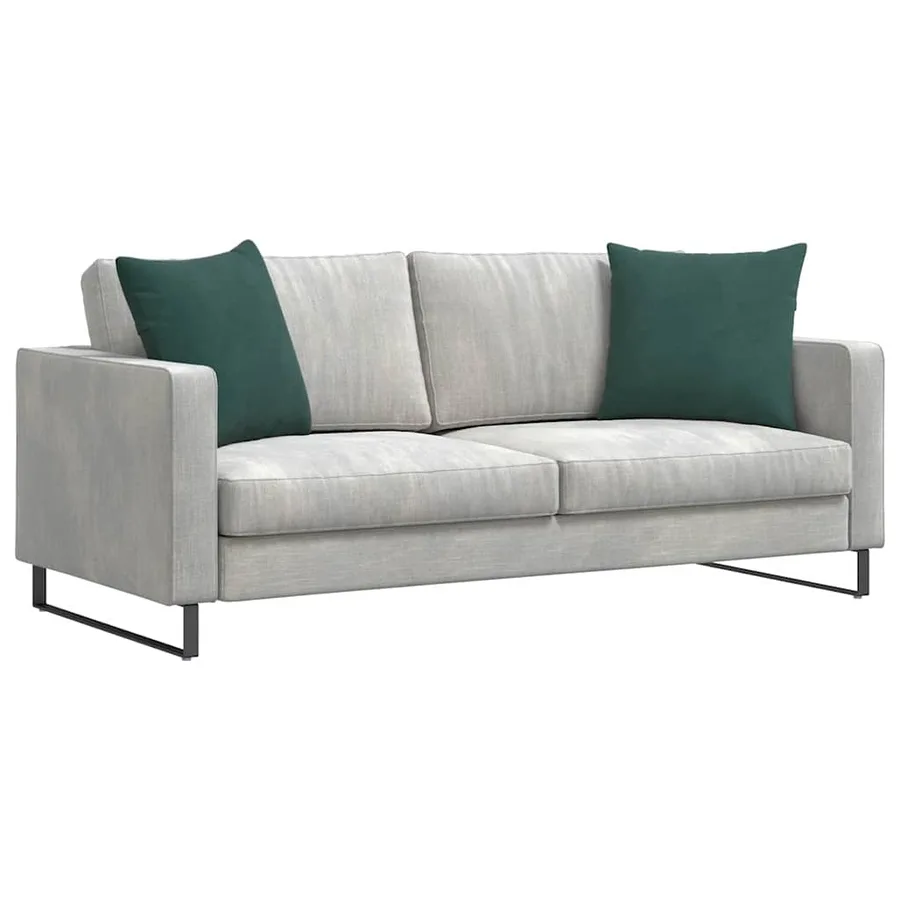 Coussins de canapé 2 pcs Vert foncé 50 x 50 cm - 3