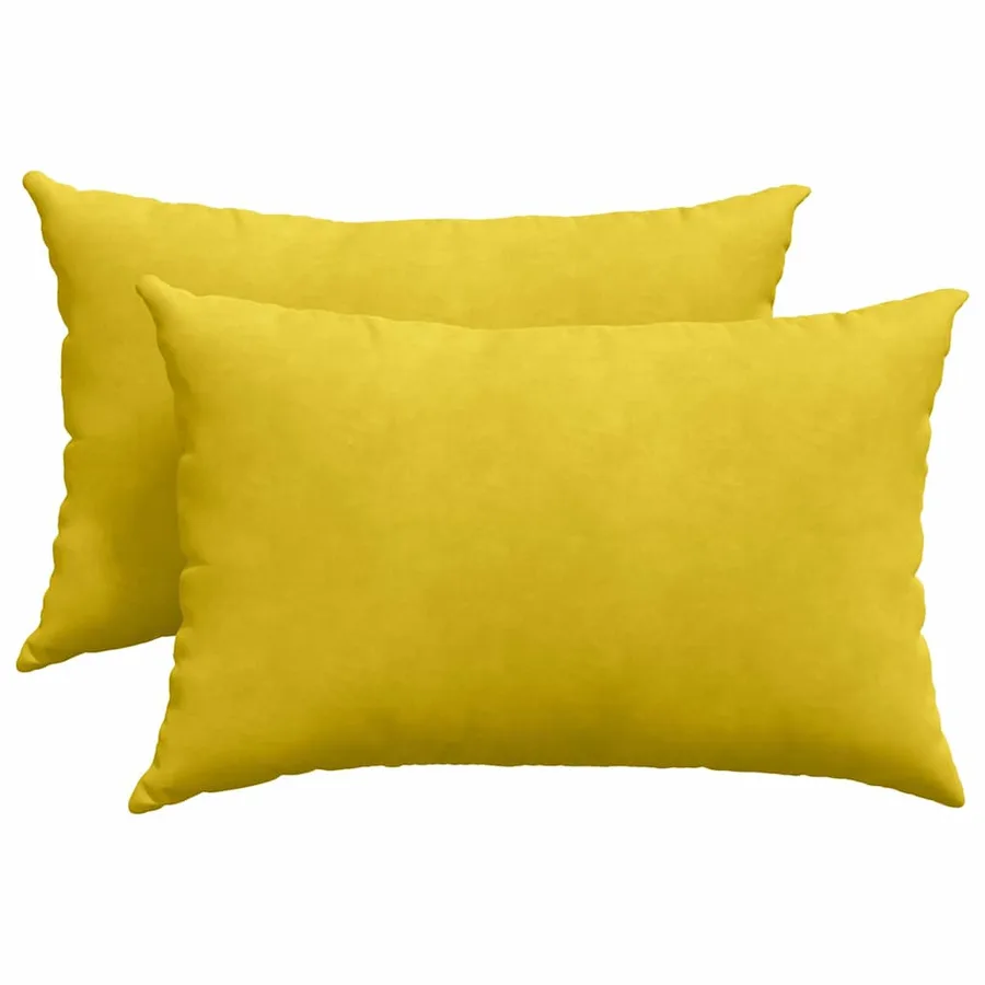Coussins de canapé 2 pcs Jaune 60 x 40 cm - 2