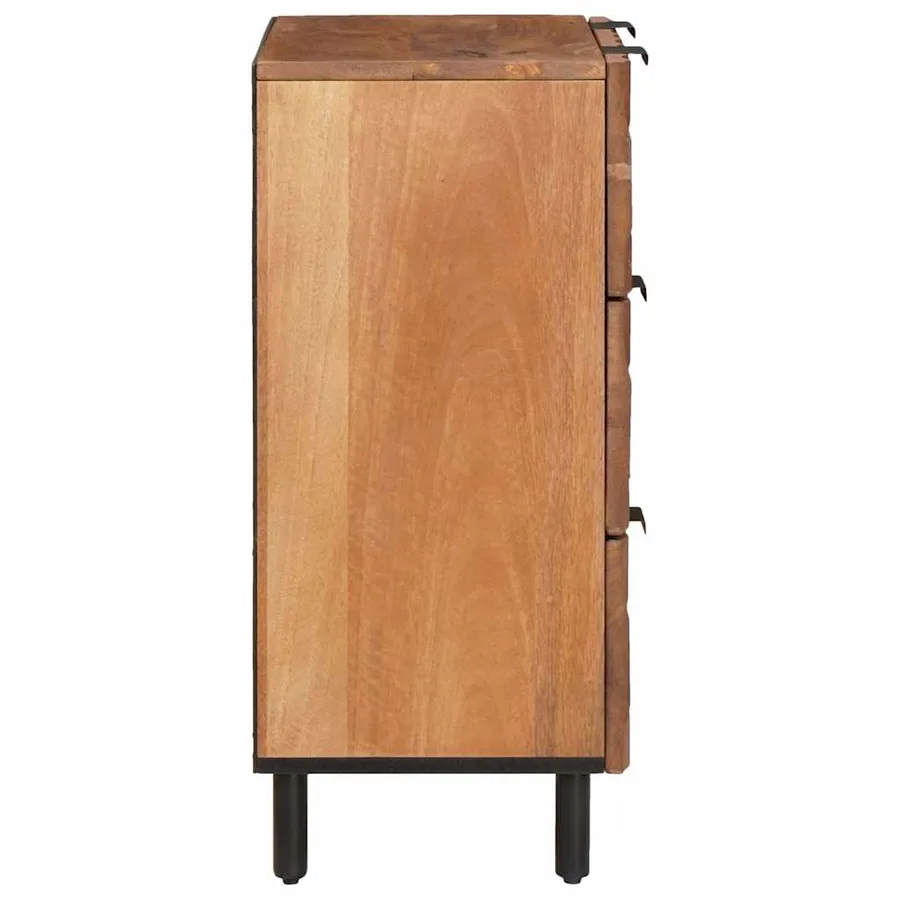 Buffet 2 pcs Finition Acacia Brun 60 x 33 x 75 cm - 5