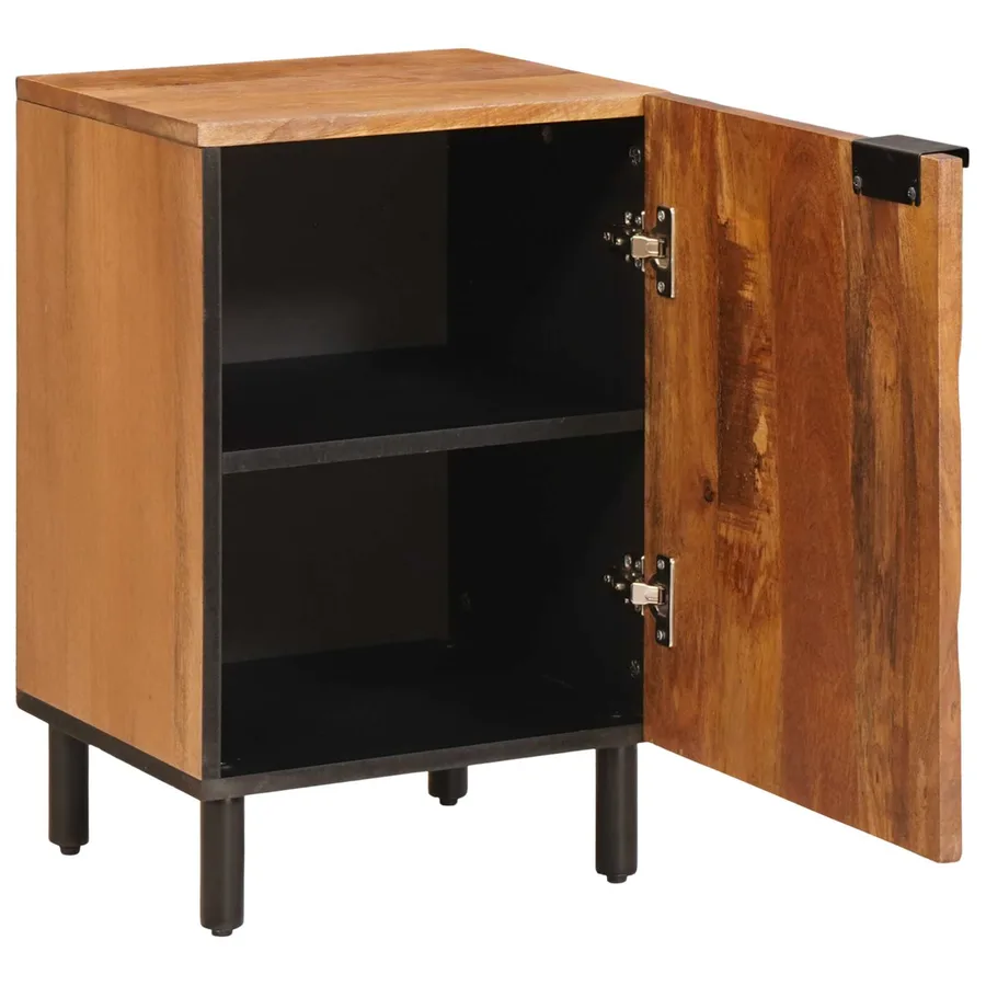 Armoire de salle de bain avec étagère Marron 38 x 33 x 58 cm - 2