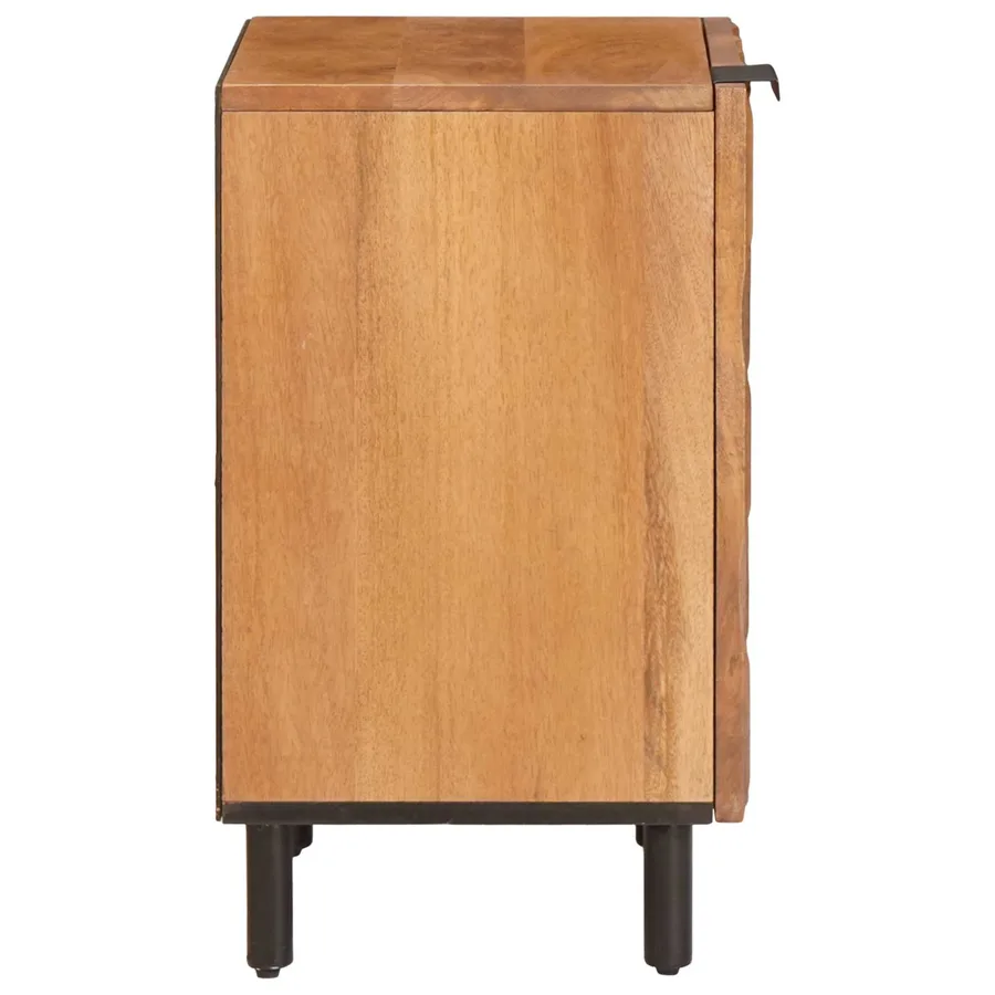 Armoire de salle de bain avec étagère Marron 38 x 33 x 58 cm - 4