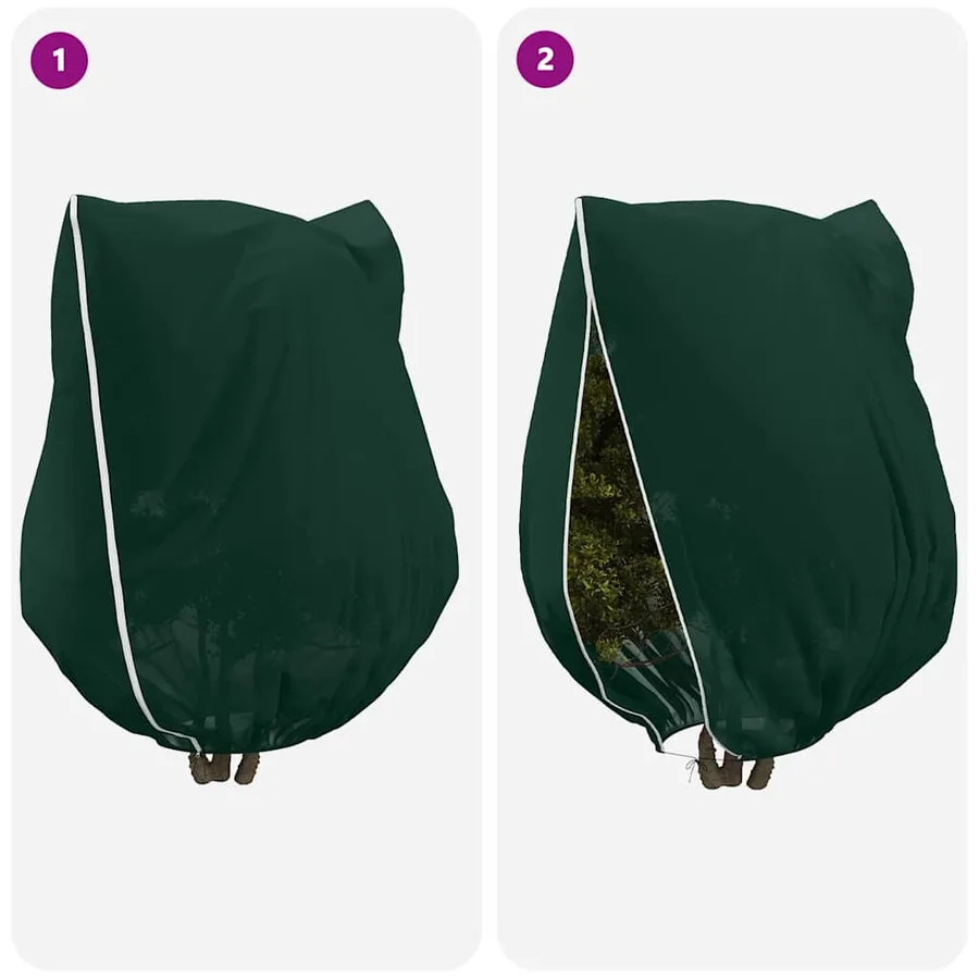 Couvercles de Fleece de Protection Anti-Gel pour Plantes 3 pcs - 9