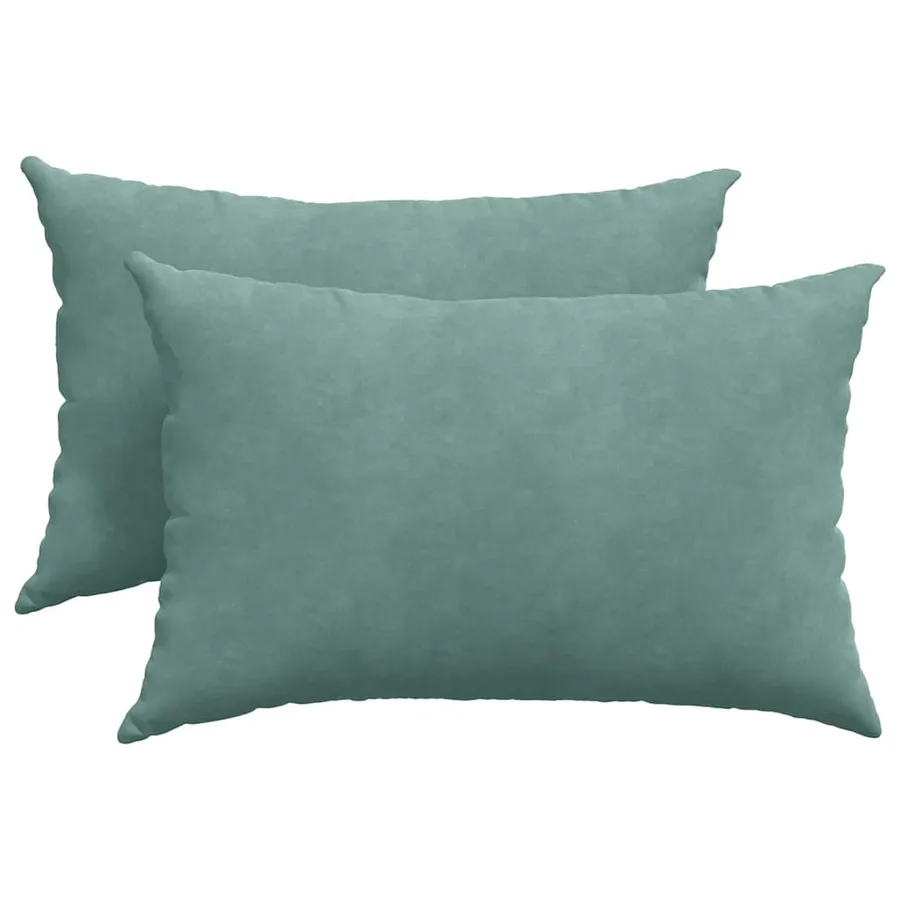 Coussins de canapé 2 pcs Vert Mer 60 x 40 cm - 2