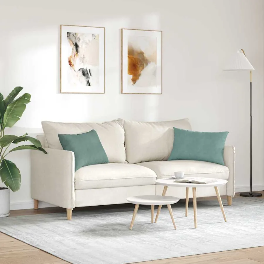 Coussins de canapé 2 pcs Vert Mer 60 x 40 cm - 4