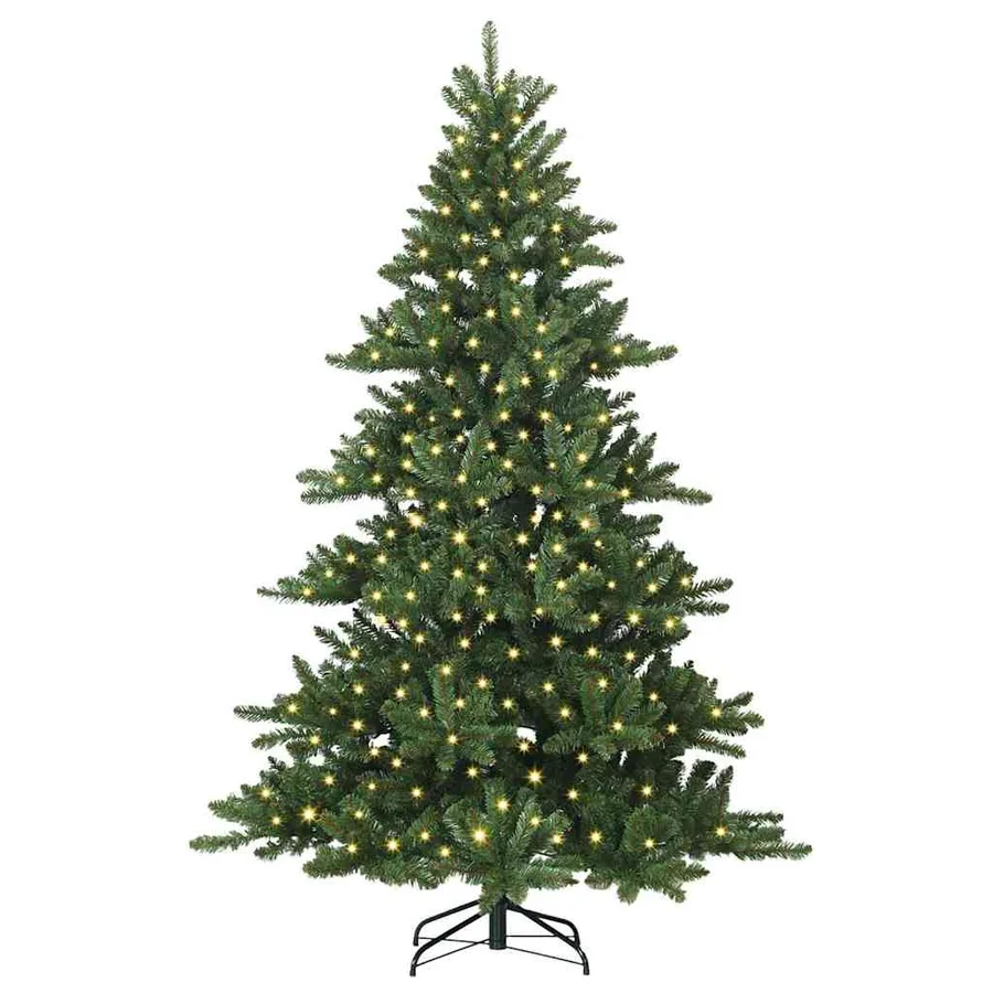 Sapin de Noël Artificiel à Branches Articulées Vert 210 cm - 3