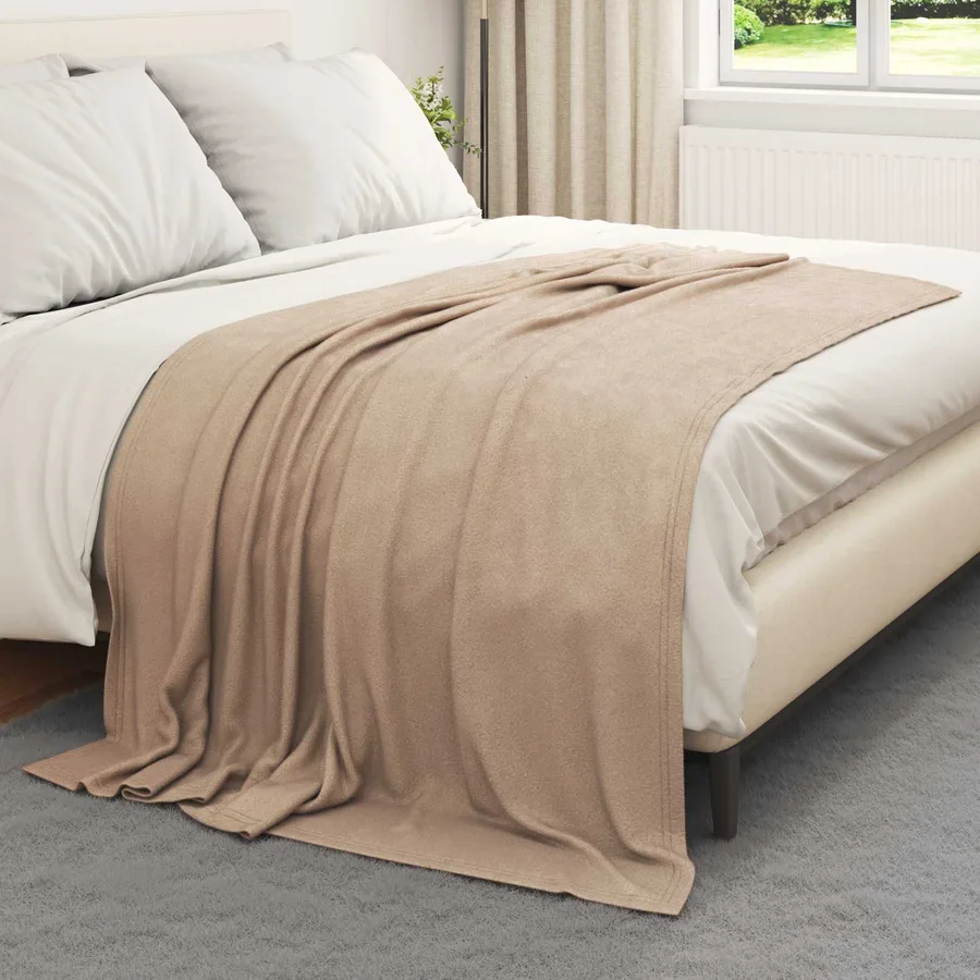 Couvertures à jeter 24 pcs Camel 200 x 150 cm Toison - 3