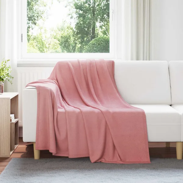 Couvertures à jeter 24 pcs Rose 200 x 150 cm Toison