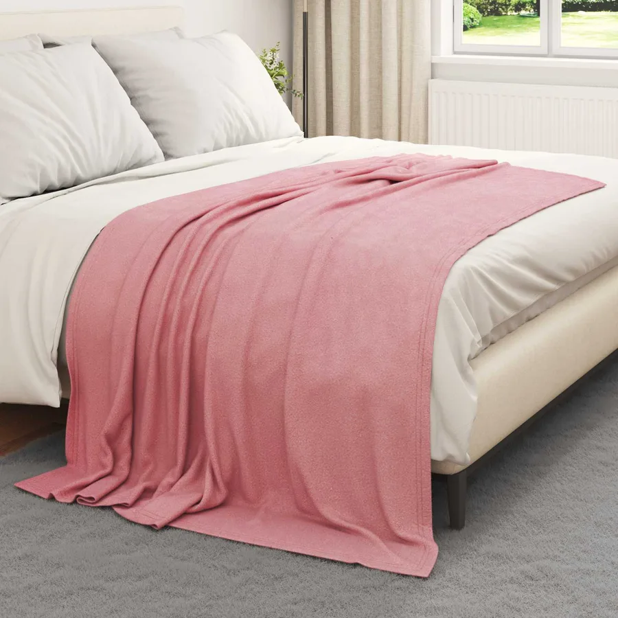 Couvertures à jeter 24 pcs Rose 200 x 150 cm Toison - 3