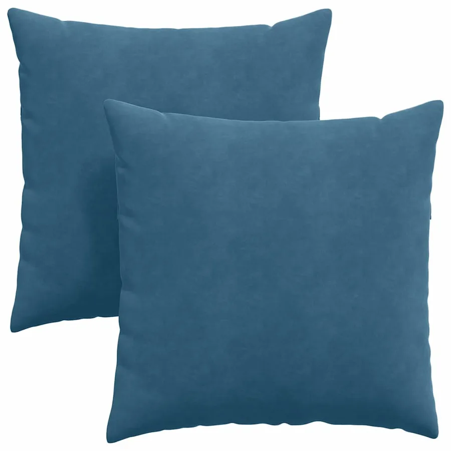 Coussins de canapé 2 pcs Bleu 60 x 60 cm - 2