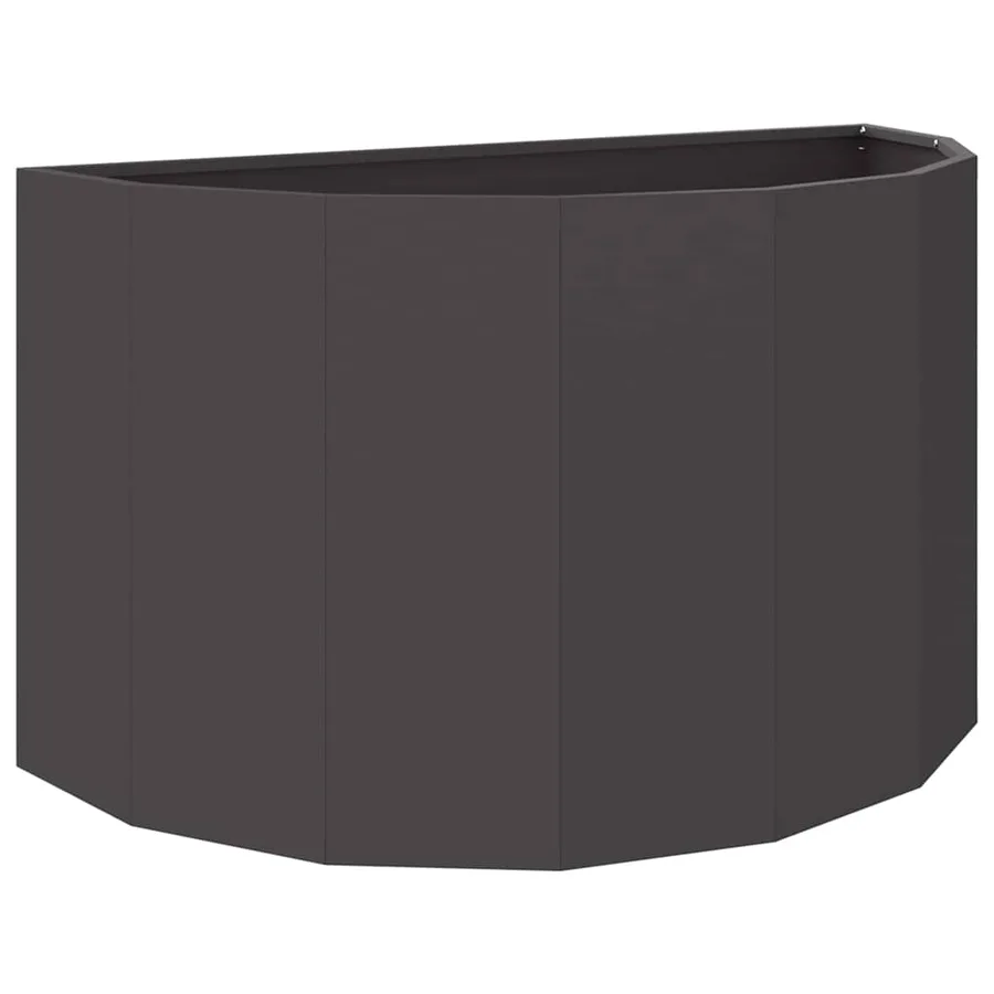 Jardinière Noir 90 x 45 x 50 cm Acier - 2