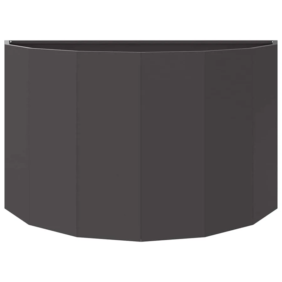 Jardinière Noir 90 x 45 x 50 cm Acier - 5