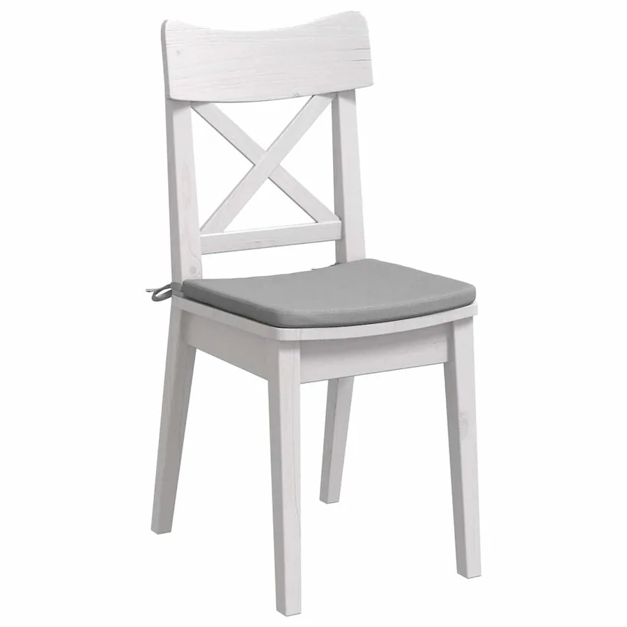 Coussins de siège 4 pcs Gris nuage 40 x 40 x 3 cm tissu - 3