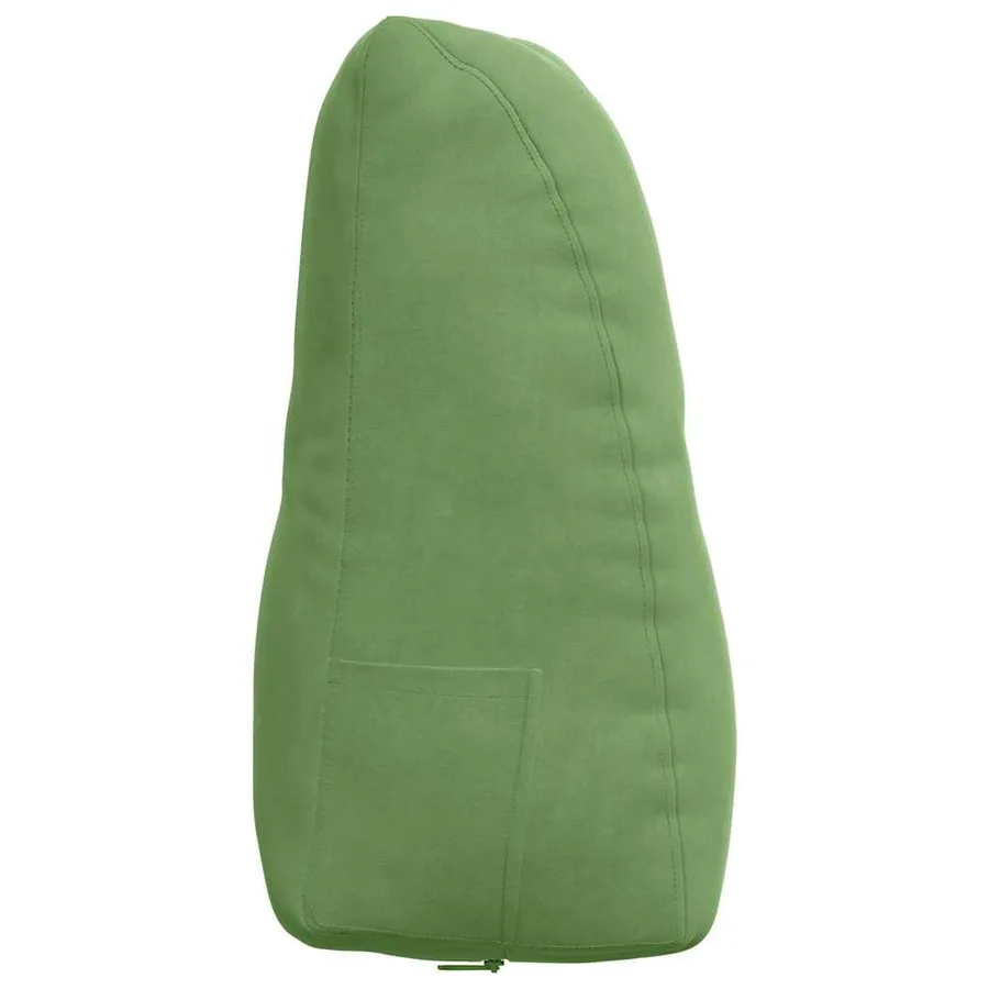 Coussin de Dos Vert clair 80 x 24 x 50 cm Velours - 7