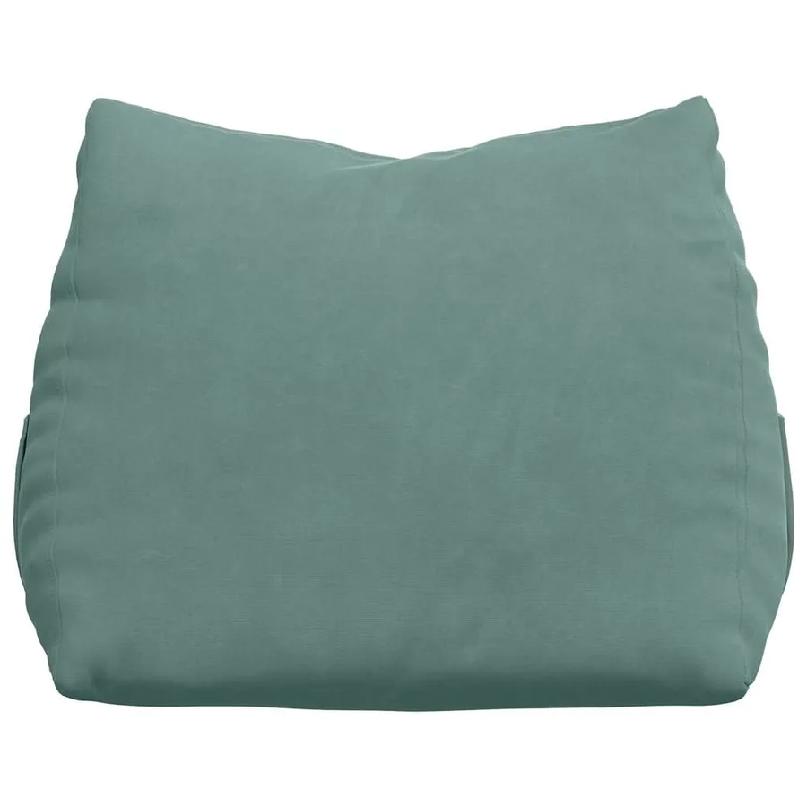 Coussin de Dos Vert Mer 45 x 20 x 35 cm Tissu en velours côtelé - 6