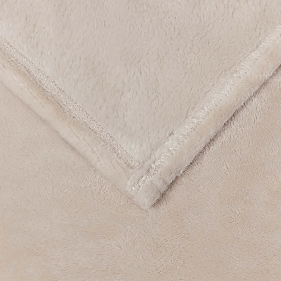 Couvertures à jeter 6 pcs Beige 150 x 200 cm Toison - 6
