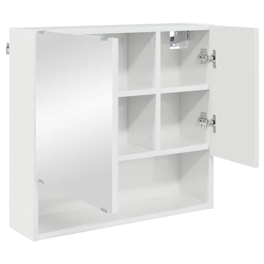 Ensemble de mobilier de salle de bain 3 pcs Blanc brillant - 7