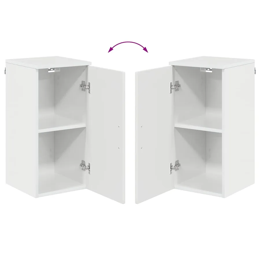 Ensemble de mobilier de salle de bain 5 pcs Blanc brillant - 16
