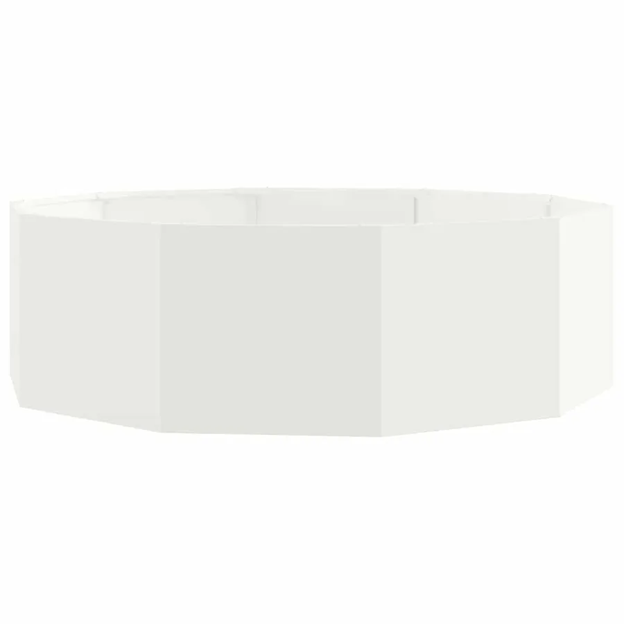 Jardinière Blanc 120 x 120 x 35 cm Acier - 2