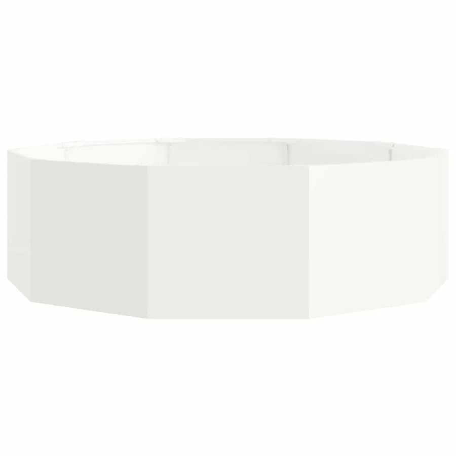 Jardinière Blanc 120 x 120 x 35 cm Acier - 5