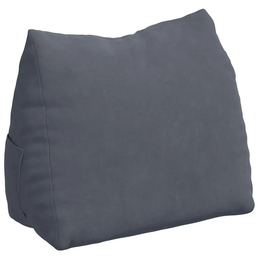 Coussin de Dos Gris foncé 45 x 20 x 35 cm - 2