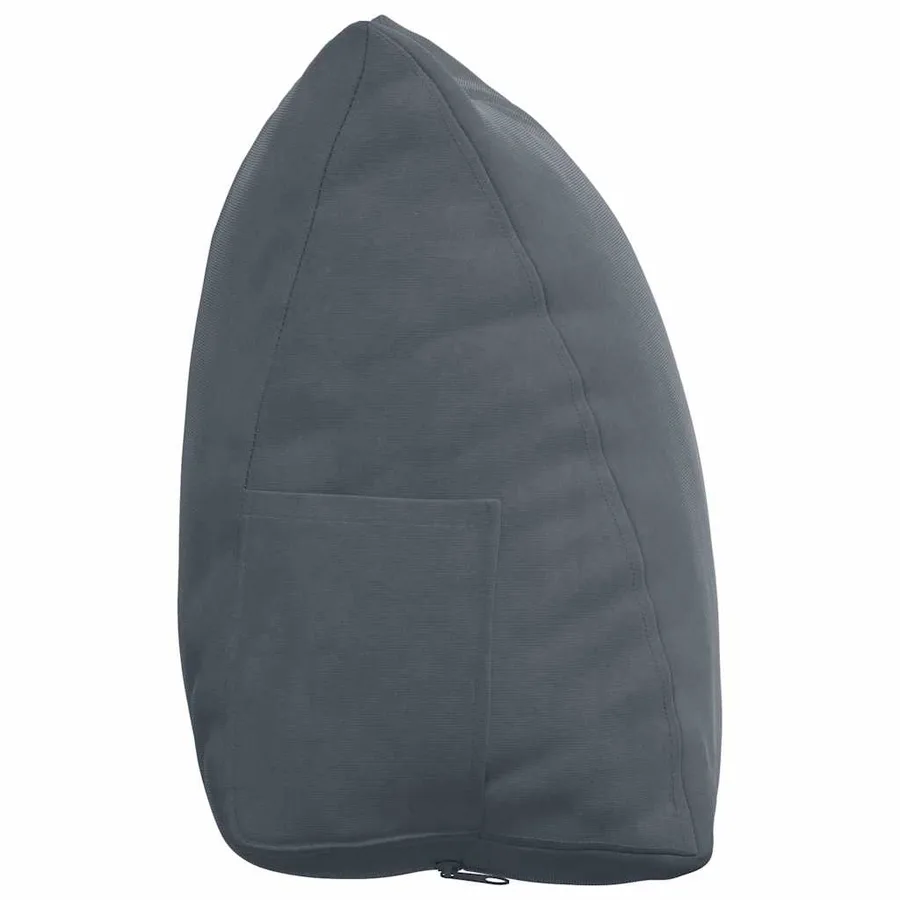 Coussin de Dos Gris foncé 45 x 20 x 35 cm - 7