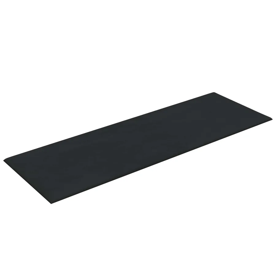 Tête de lit murale 12 pcs Noir Velours - 3