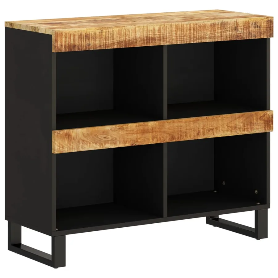 Armoire latérale 85x33x75 cm bois massif de manguier - 2