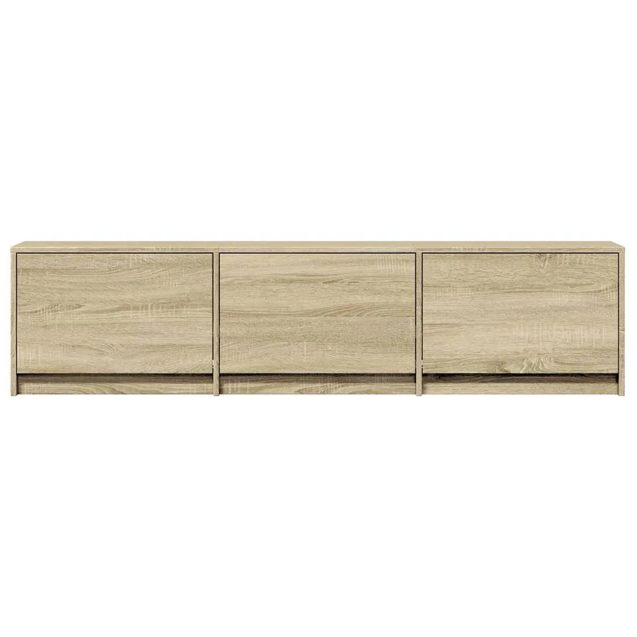 Meuble TV avec LED 165 x 34 x 40 cm Chêne Sonoma - 6