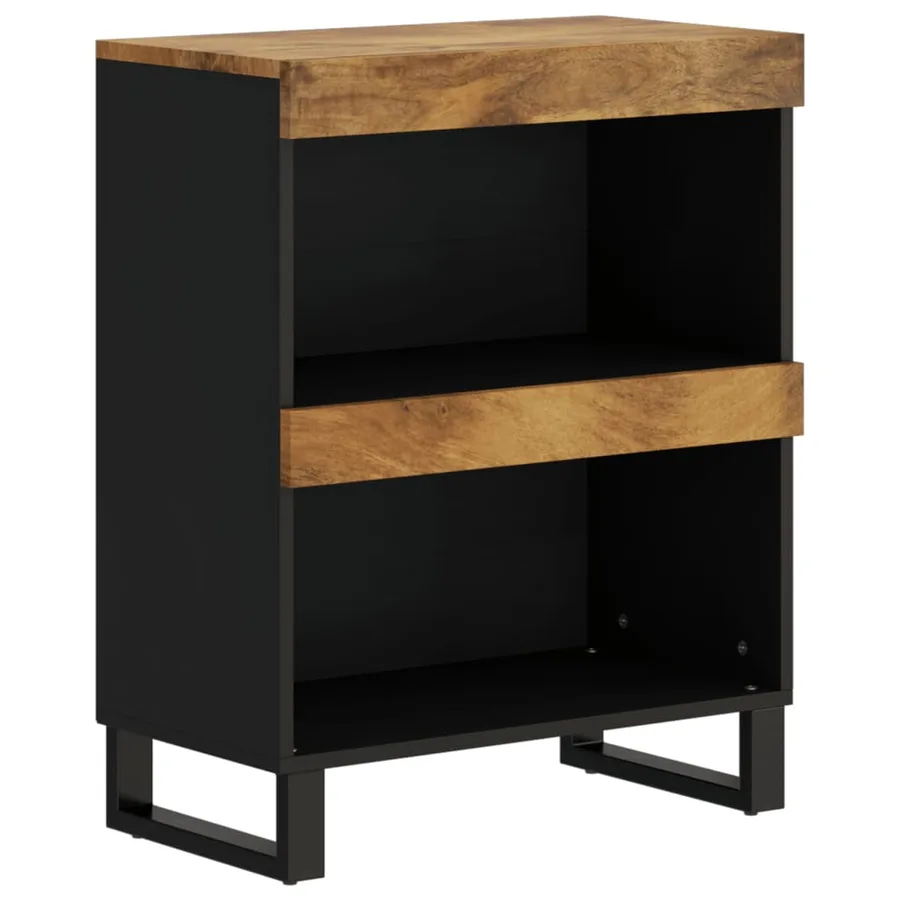 Armoire latérale 60x33x75 cm bois massif de manguier - 2