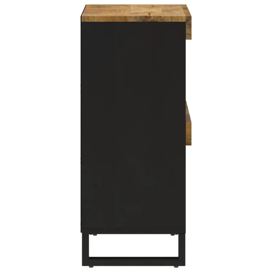 Armoire latérale 60x33x75 cm bois massif de manguier - 4