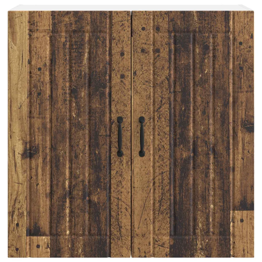 Meuble mural LUCCA Bois ancien 80 x 31 x 80 cm - 6