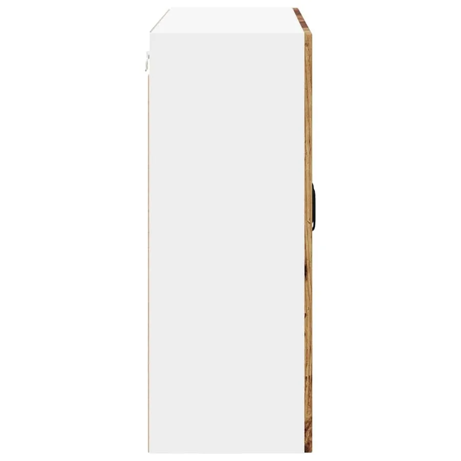 Meuble mural LUCCA Bois ancien 80 x 31 x 80 cm - 7