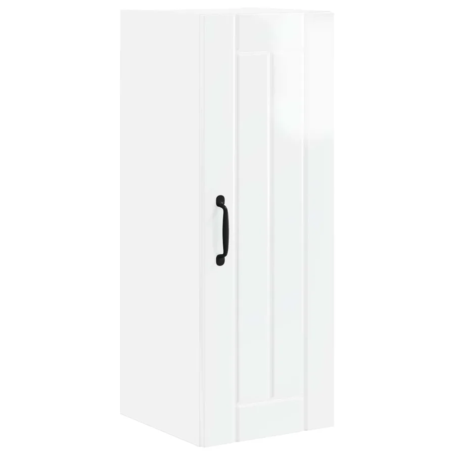 Meuble mural LUCCA 2 pcs Blanc brillant 30 x 31 x 80 cm - 5