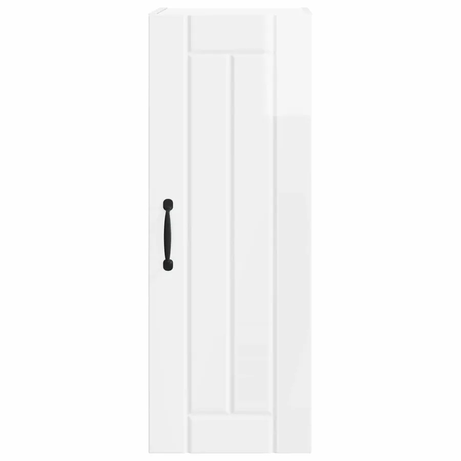 Meuble mural LUCCA 2 pcs Blanc brillant 30 x 31 x 80 cm - 7