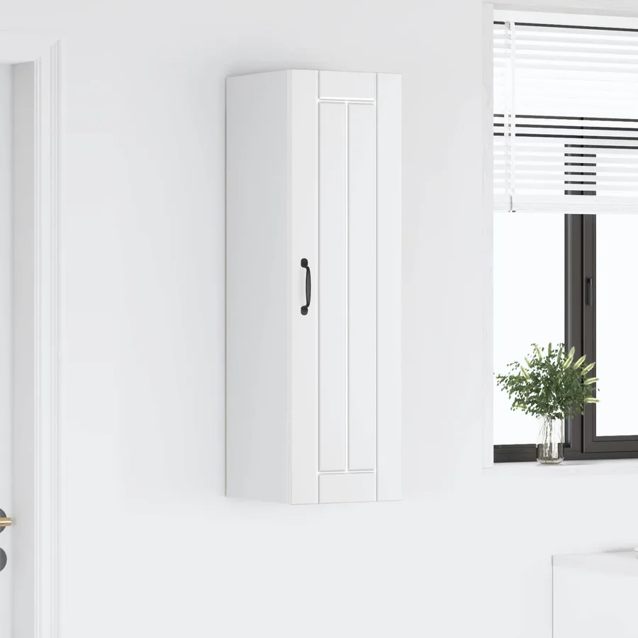 Meuble mural LUCCA Blanc 30 x 31 x 100 cm Bois d'ingénierie - 4