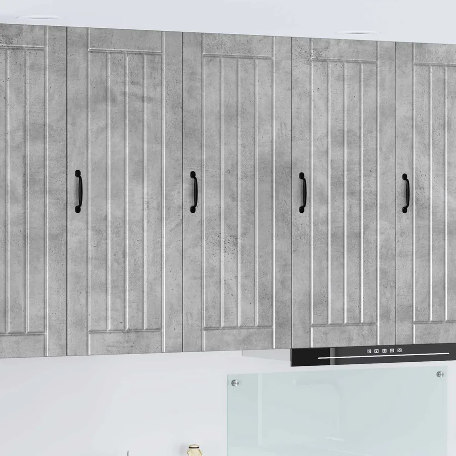 Meuble mural LUCCA Gris béton 40 x 31 x 100 cm