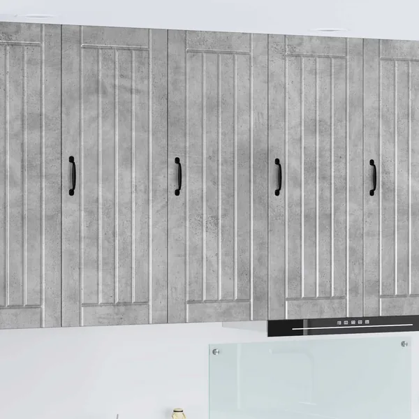 Meuble mural LUCCA Gris béton 40 x 31 x 100 cm