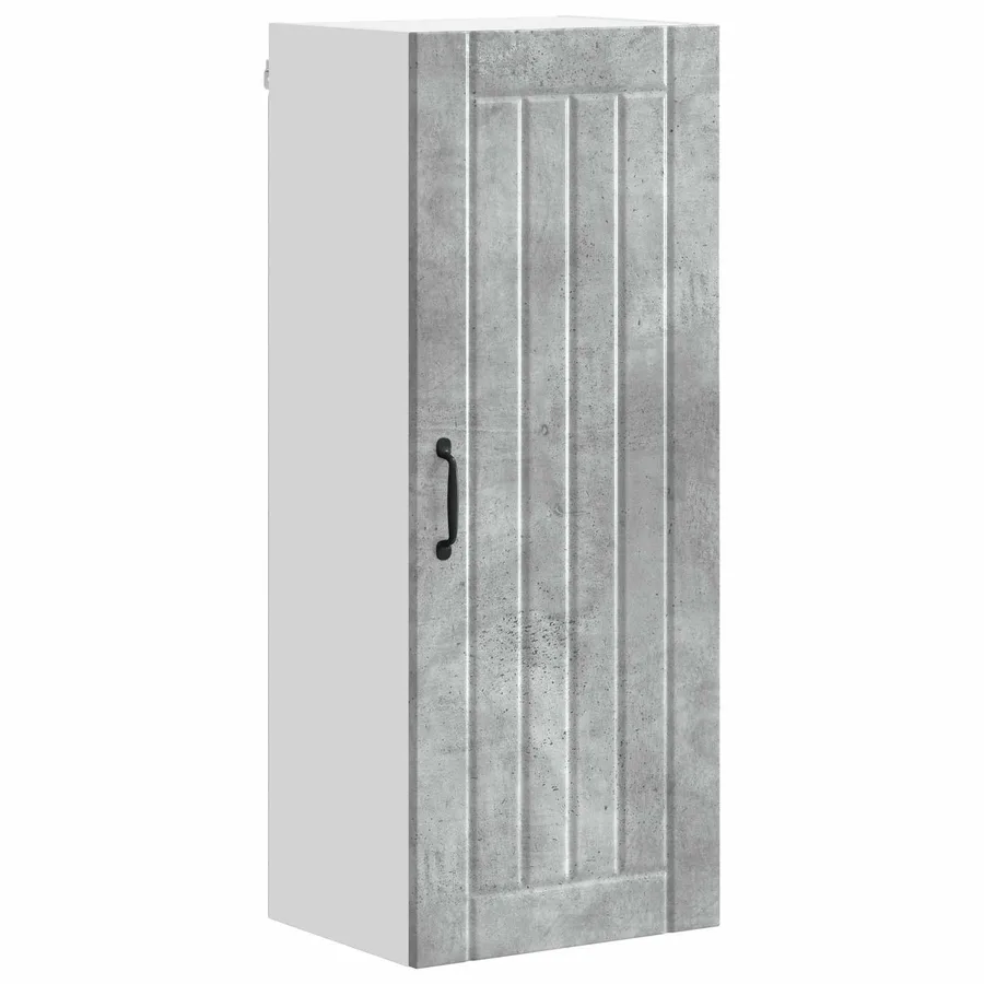 Meuble mural LUCCA Gris béton 40 x 31 x 100 cm - 2
