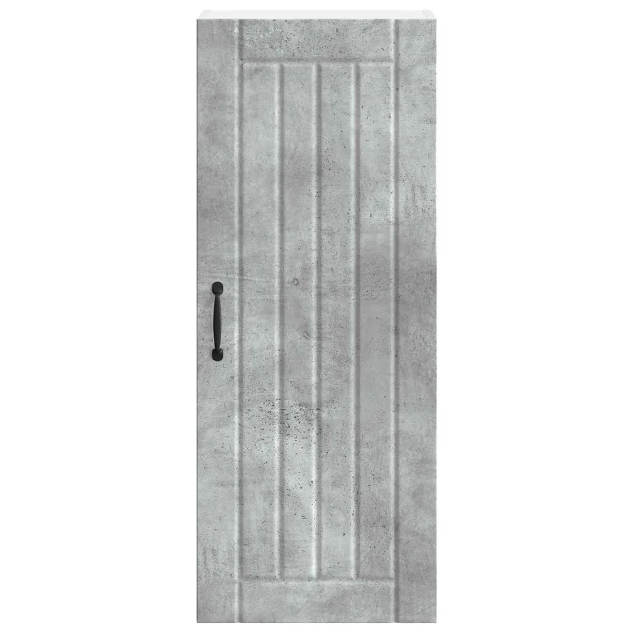 Meuble mural LUCCA Gris béton 40 x 31 x 100 cm - 6