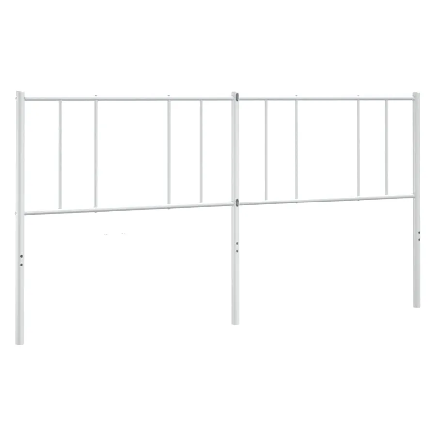 Tête de lit de remplacement métal blanc 200 cm - 2