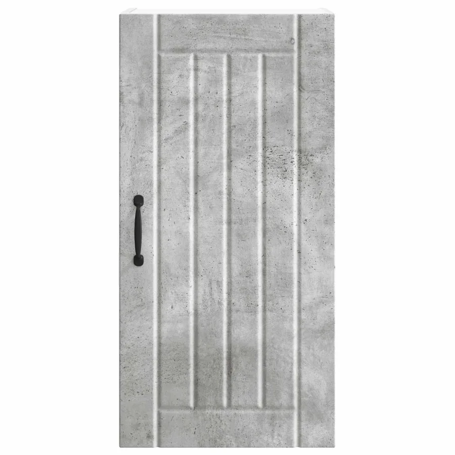 Meuble mural LUCCA Gris béton 40 x 31 x 80 cm Bois d'ingénierie - 6