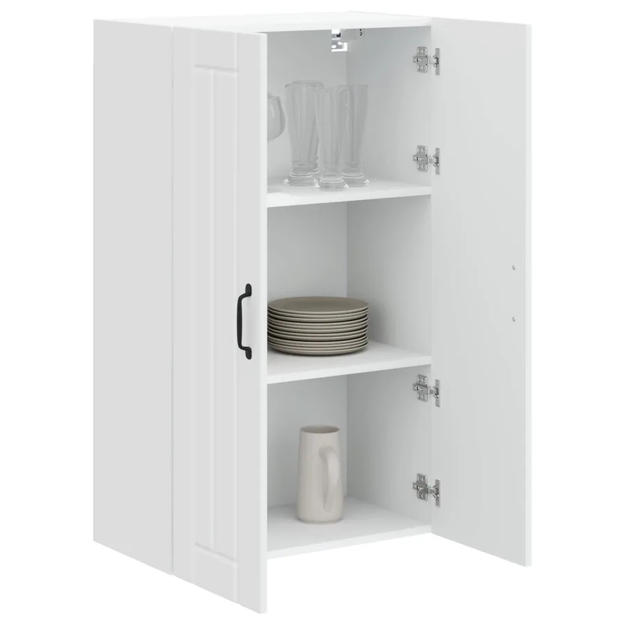 Meuble mural LUCCA Blanc brillant 60 x 31 x 100 cm - 3