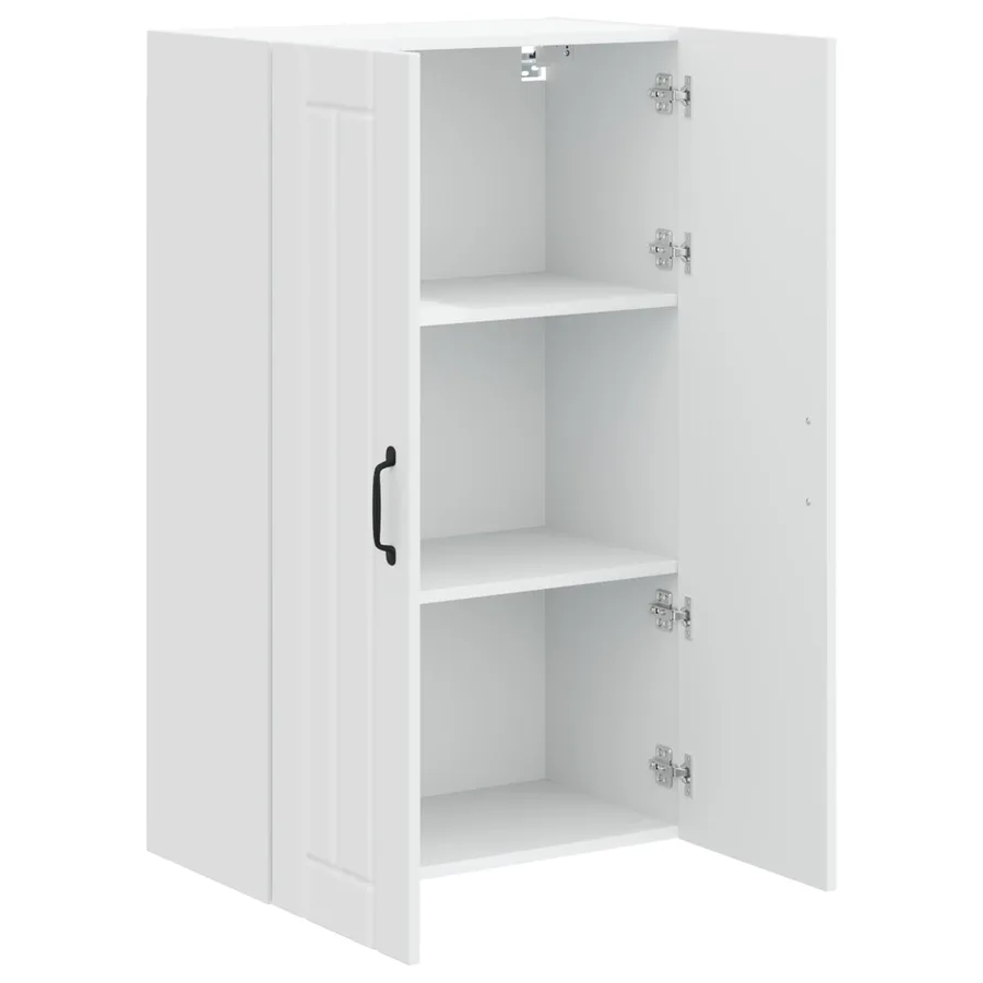 Meuble mural LUCCA Blanc brillant 60 x 31 x 100 cm - 5
