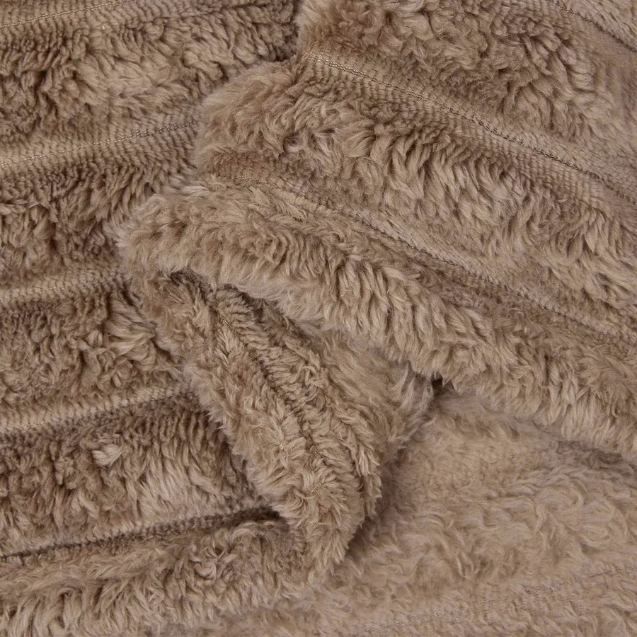 Jeté Camel 270 x 240 cm Toison - 6