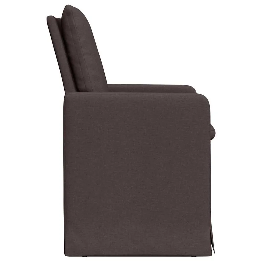 Chaises de salle à manger 2 pcs Marron foncé 57 x 67 x 98 cm - 5