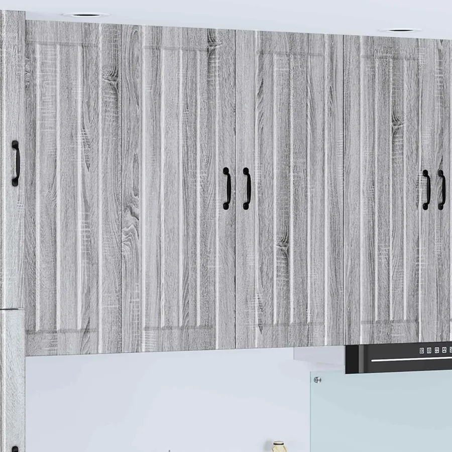 Meuble mural LUCCA Sonoma gris 80 x 31 x 100 cm