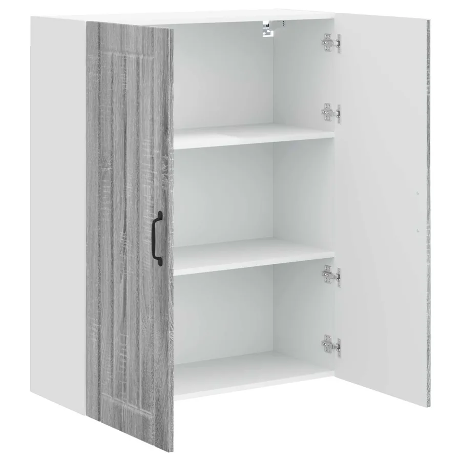 Meuble mural LUCCA Sonoma gris 80 x 31 x 100 cm - 5