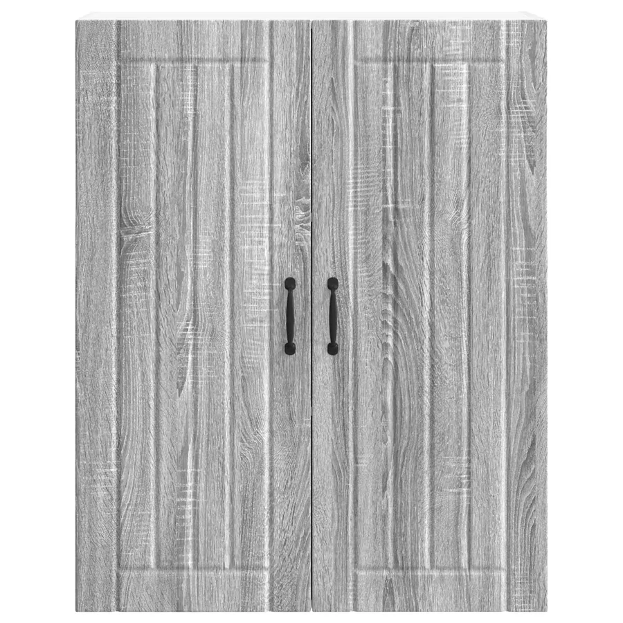 Meuble mural LUCCA Sonoma gris 80 x 31 x 100 cm - 6