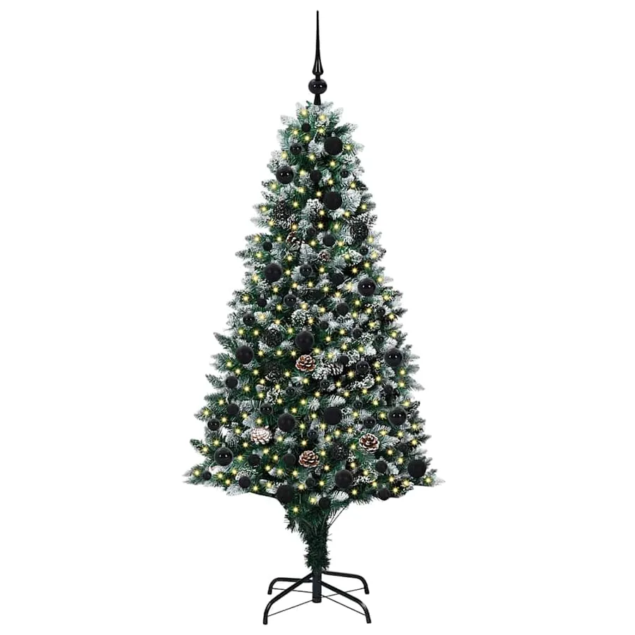 Sapin de Noël artificiel Vert 180 cm PVC, Acier et Plastique - 3